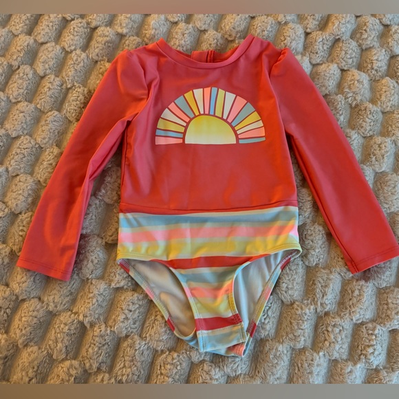 Cat & Jack ☀️ SUNSHINE Swimsuit - Picture 2 of 8